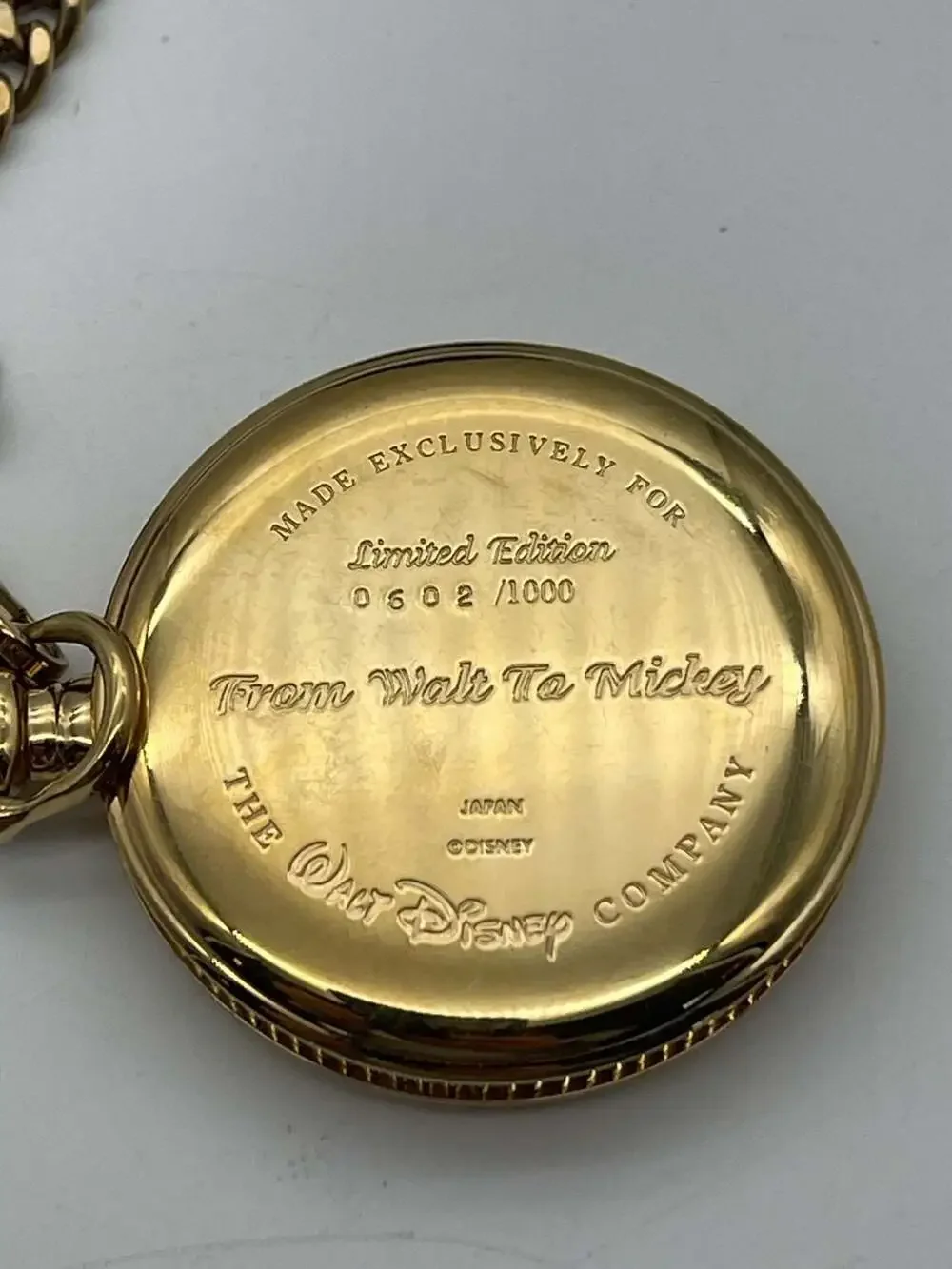 Walt Disney & Mickey Mouse Limited‎ Edition Series V Pocket Watch with Stand